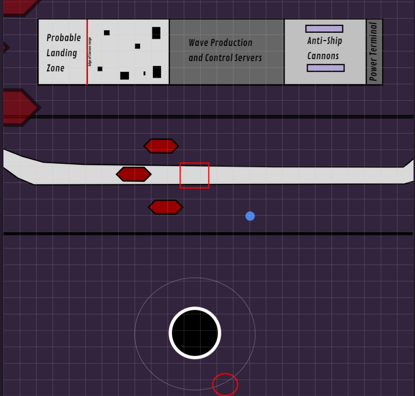 Map of the space station